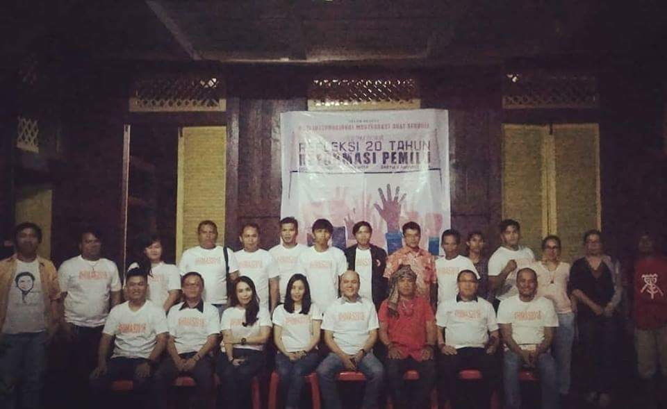 Sambut HIMAS, Aktivis Minahasa Refleksikan 20 Tahun Reformasi Pemilu